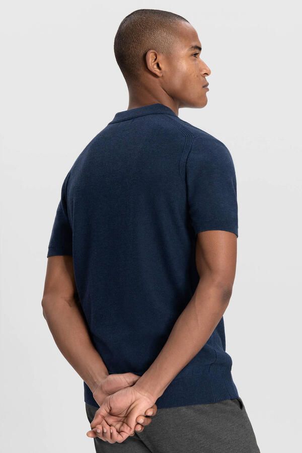 DSTREZZED Heren Polo's & T-shirts Mercury Short Sleeve Polo Donkerblauw - Foto 7
