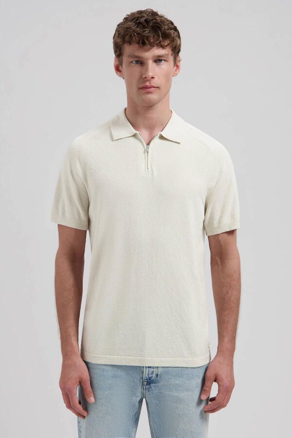 DSTREZZED Heren Polo's & T-shirts Pettar Polo Ecru - Foto 5