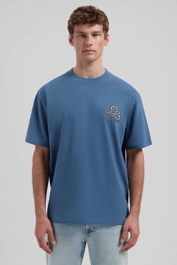 Dstrezzed regular T-shirt donkerblauw