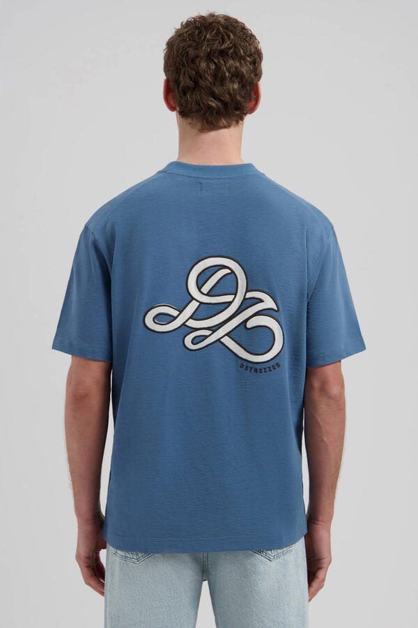 Dstrezzed regular T-shirt donkerblauw - Foto 2