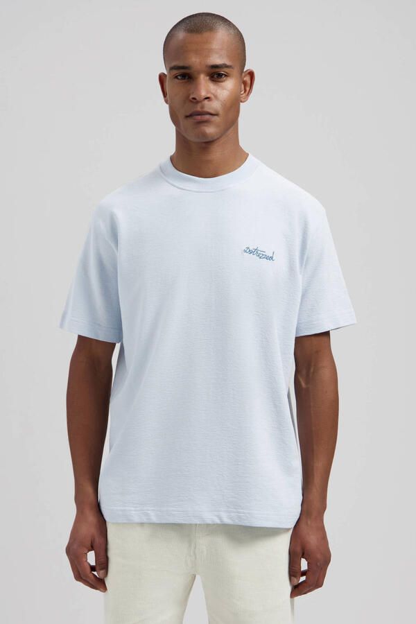 DSTREZZED Heren Polo's & T-shirts Lasse Graphic Tee Lichtblauw - Foto 5