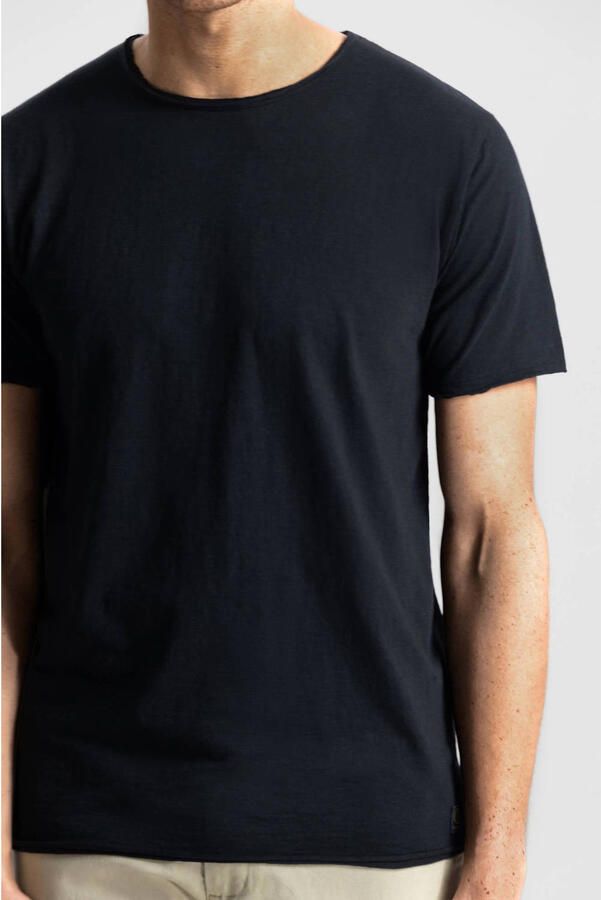 DSTREZZED Heren Polo's & T-shirts Mc. Queen Basic Tee Organic Slub Jersey Zwart - Foto 5