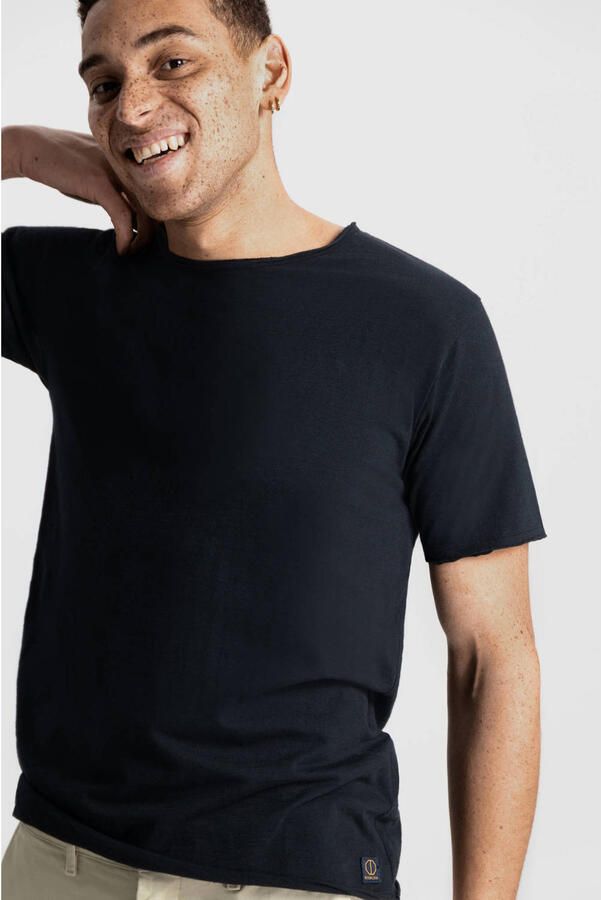 DSTREZZED Heren Polo's & T-shirts Mc. Queen Basic Tee Organic Slub Jersey Zwart - Foto 7