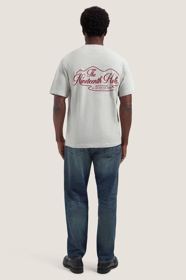 Dstrezzed relaxed fit T-shirt met backprint grijs - Foto 3