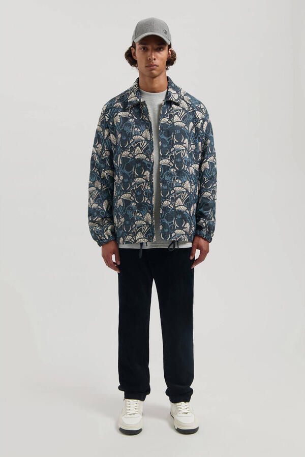 Dstrezzed reversible overshirt donkerblauw beige - Foto 5