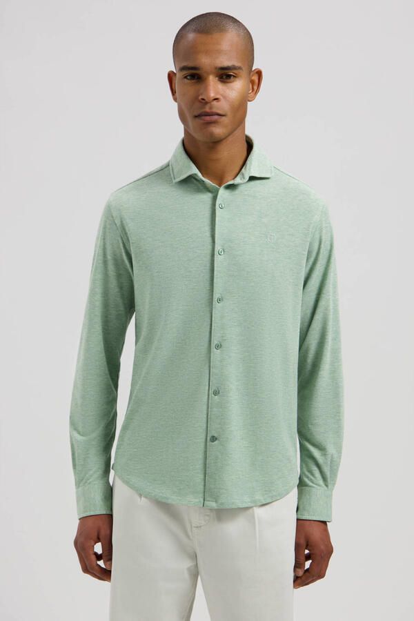 Dstrezzed slim casual overhemd lichtgroen