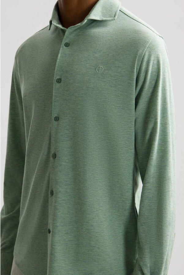 Dstrezzed slim casual overhemd lichtgroen - Foto 2
