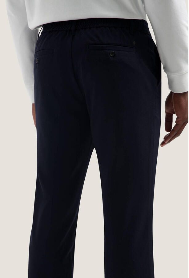 Dstrezzed straight leg casual broek donkerblauw - Foto 2