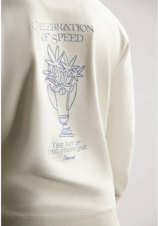 Dstrezzed sweater met backprint ecru - Foto 2