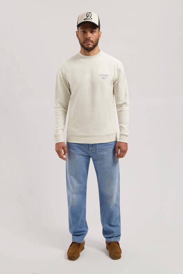 Dstrezzed sweater met backprint ecru - Foto 3