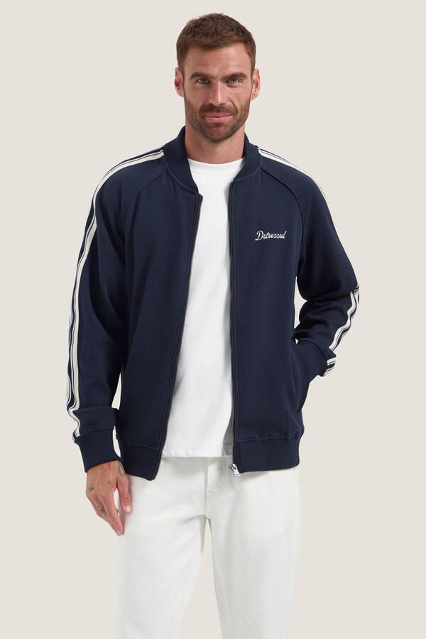 Dstrezzed sweatvest donkerblauw