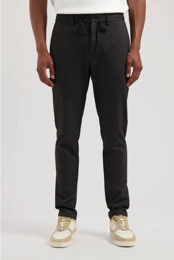 DSTREZZED Heren Broeken The Lancaster Tapered Jogger Pattern Sweat Zwart - Foto 6