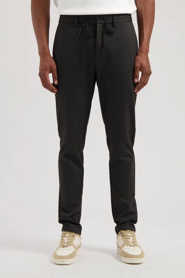 DSTREZZED Heren Broeken The Lancaster Tapered Jogger Pattern Sweat Zwart - Foto 5