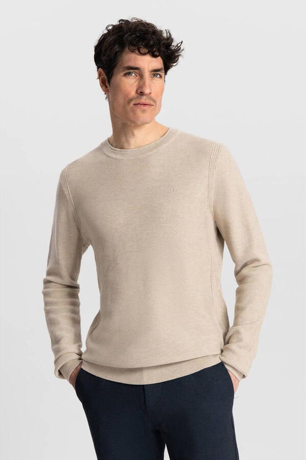 DSTREZZED Heren Truien & Vesten Mercury Crew Melange Slub Bruin - Foto 6