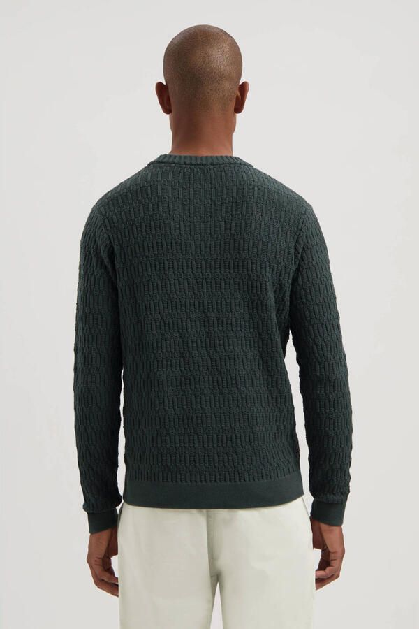 DSTREZZED Heren Truien & Vesten Novel Crewneck Donkergroen - Foto 5