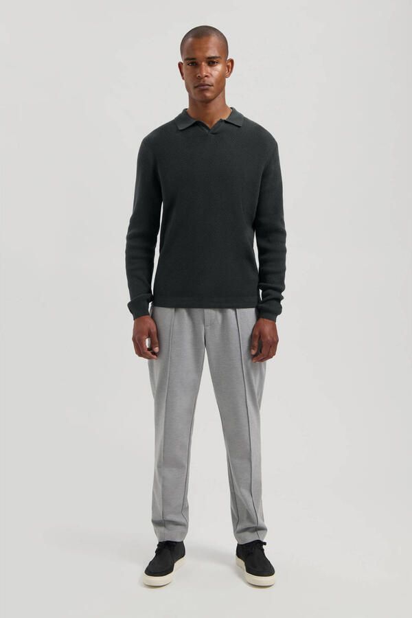 DSTREZZED Heren Truien & Vesten Kostas Longsleeve Polo Donkergroen - Foto 6