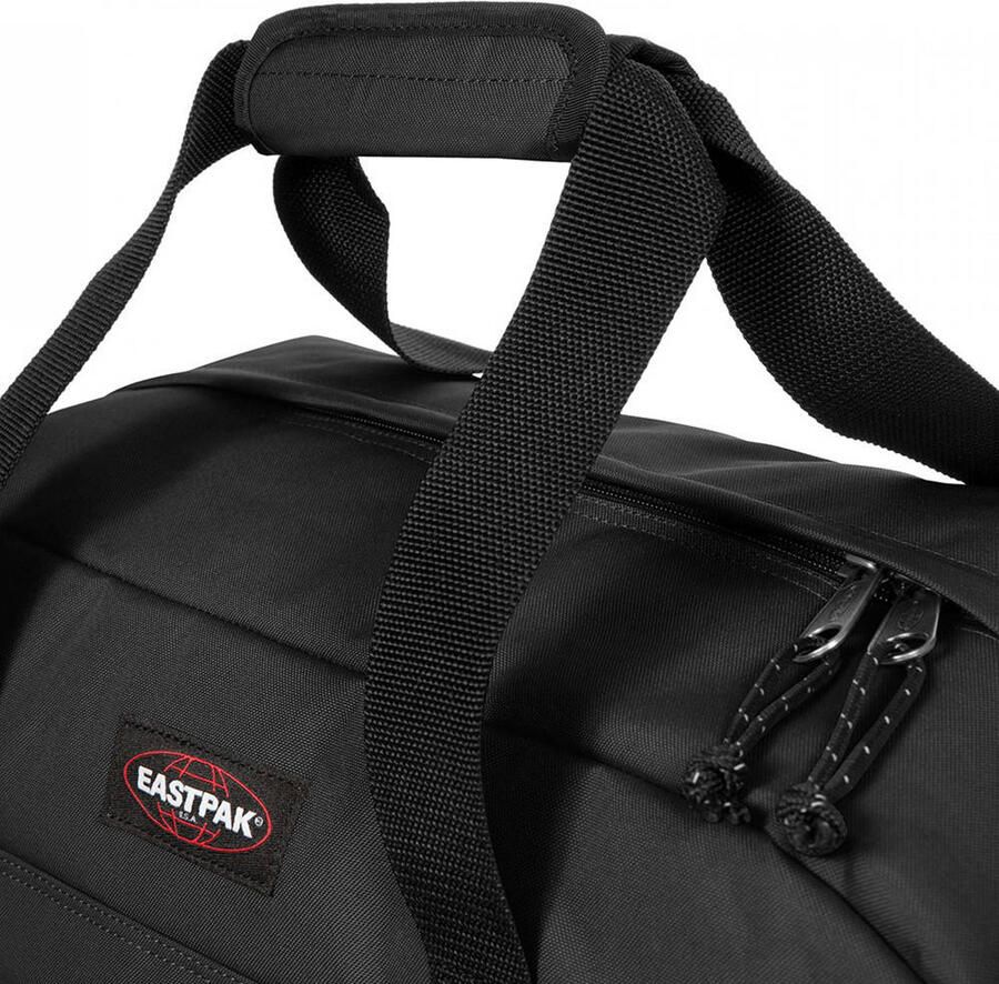 Eastpak Reistas STATION+ Black bevat gerecycled materiaal(global recycled standard )