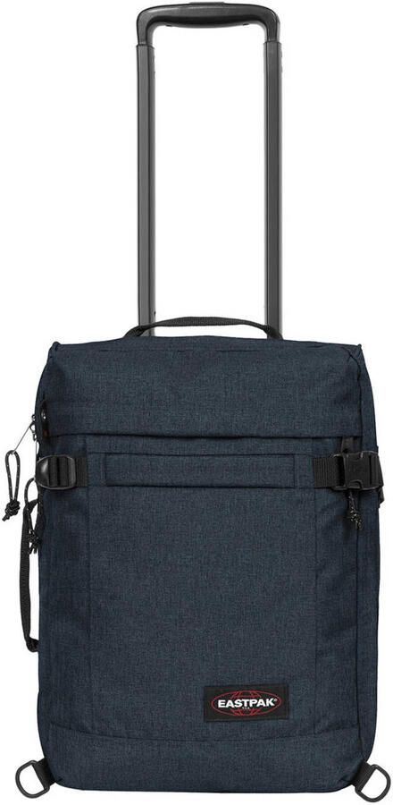 Eastpak Compacte reisrugzak met trolleyband Blue Heren