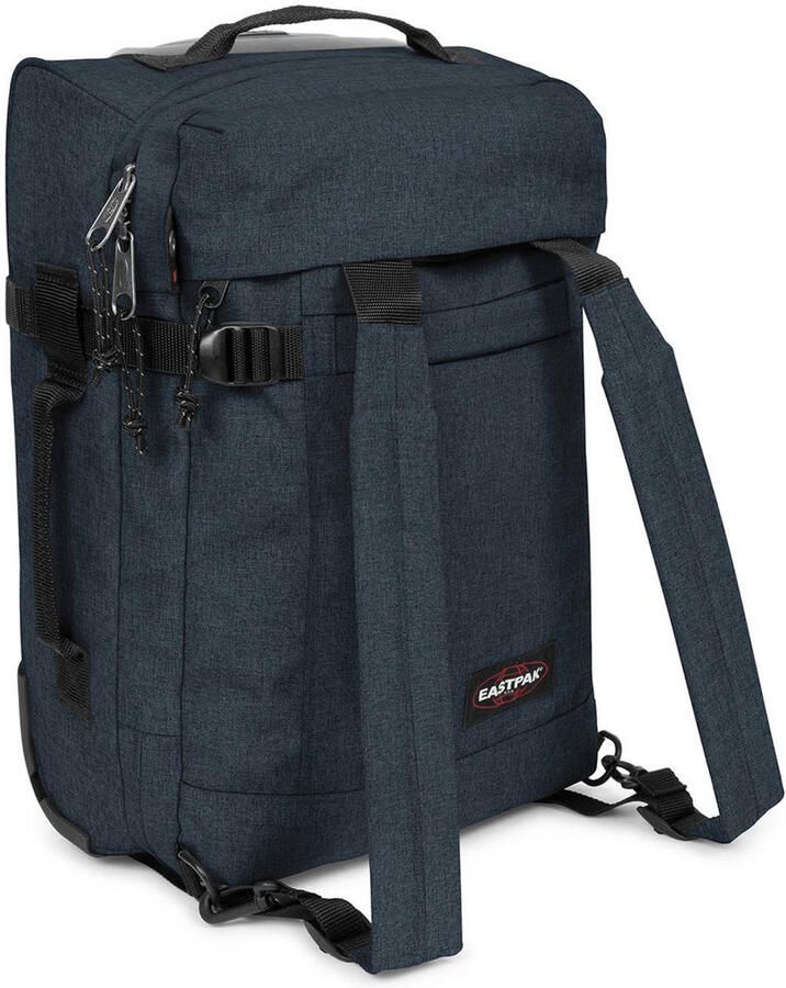 Eastpak Compacte reisrugzak met trolleyband Blue Heren - Foto 3