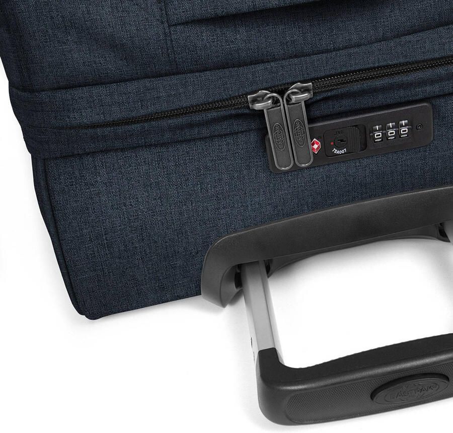 Eastpak Blauwe Reistas Transit'R L Triple Denim Blue Unisex