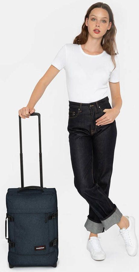 Eastpak Verken de wereld met stijl en gemak Trolley Tranverz S Triple Denim Blauw Unisex - Foto 2