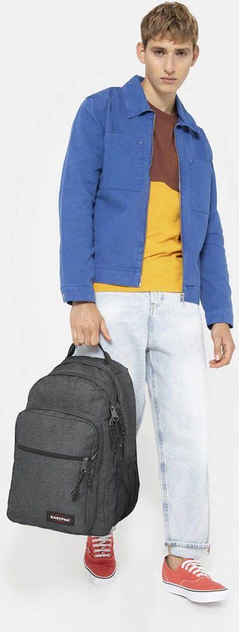 Eastpak Laptoprugzak MORIUS Black Denim bevat gerecycled materiaal(global recycled standard ) - Foto 3