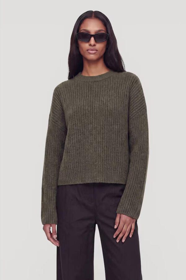 EDITED Dames Truien & Vesten Salome Jumper Groen - Foto 5
