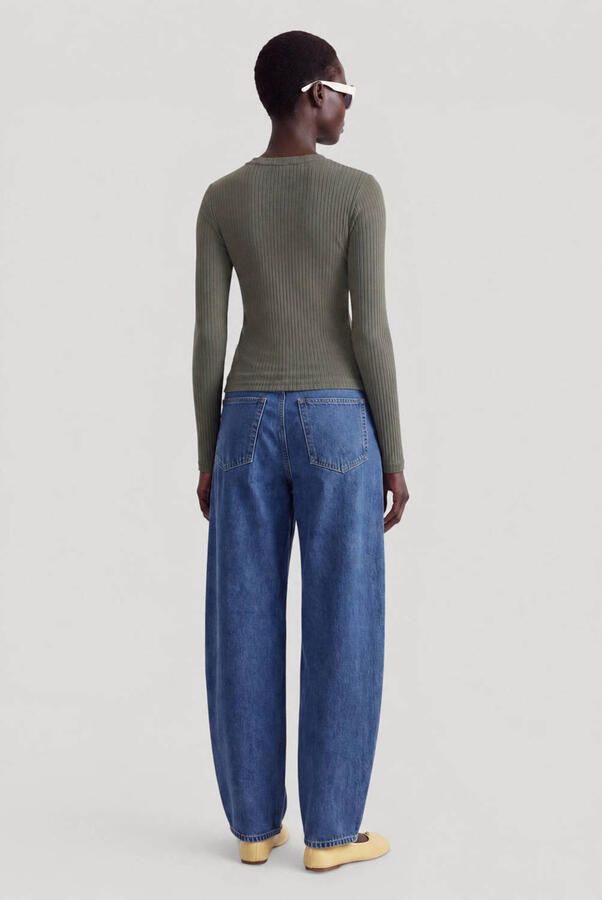 EDITED Dames Tops & T-shirts Ginger Longsleeve Groen - Foto 2