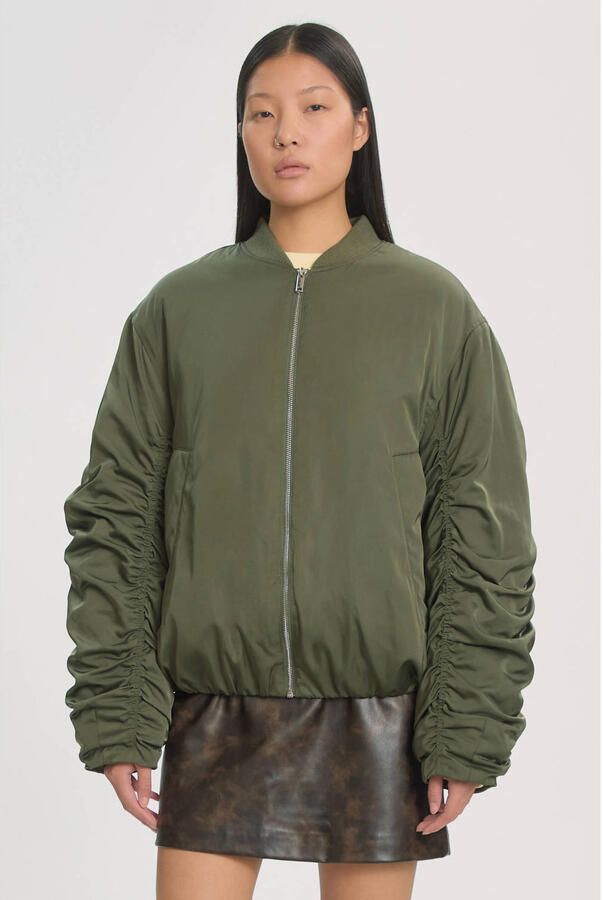 EDITED Dames Jassen Zereena Jacket Donkergroen - Foto 5