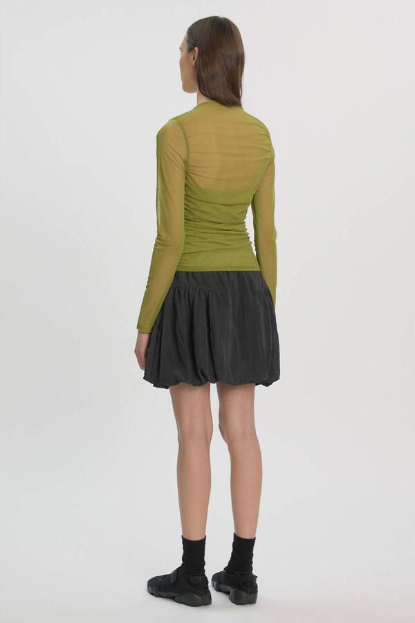 EDITED semi-transparante top groen - Foto 2