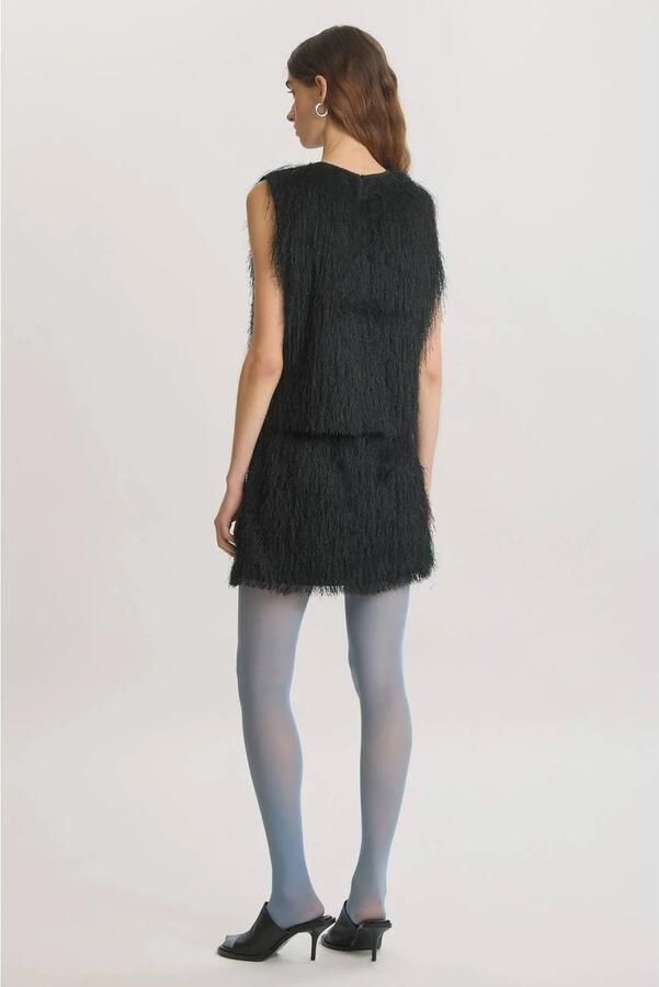 EDITED top met franjes zwart - Foto 3