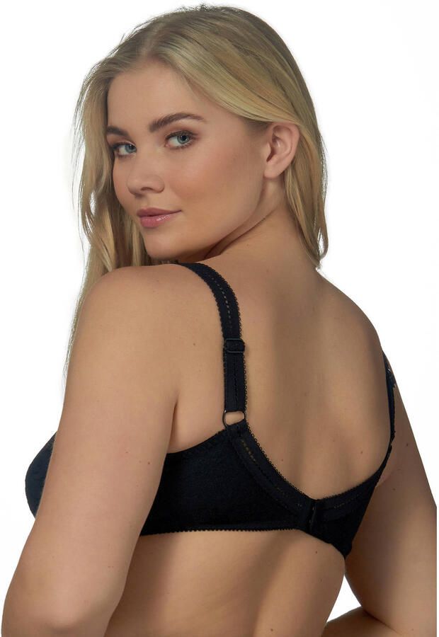 Elbrina Beugel-bh Embroidery brede bandjes zonder cup met beugel met kant vrouwelijk