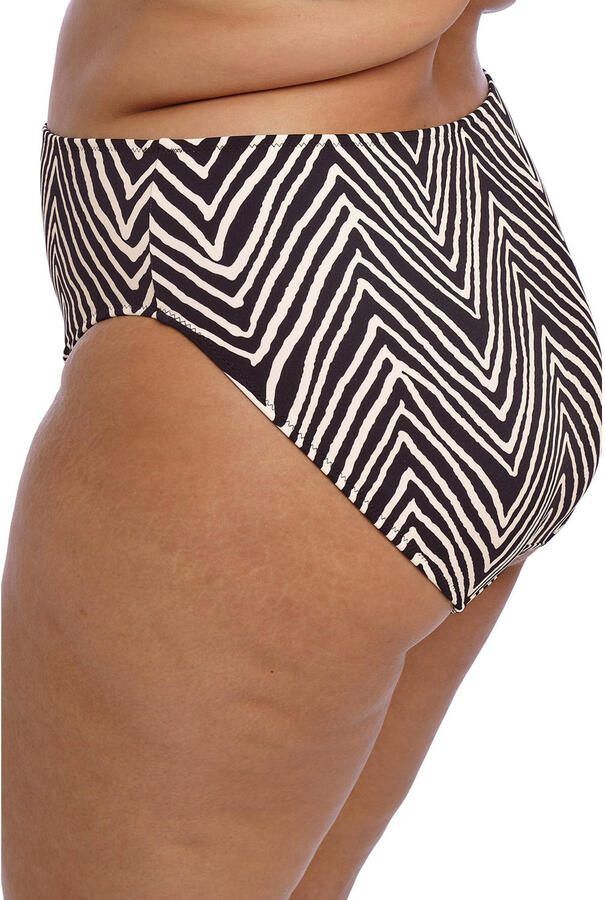 Elomi high waist bikinibroekje Fiji Falls zwart wit - Foto 2