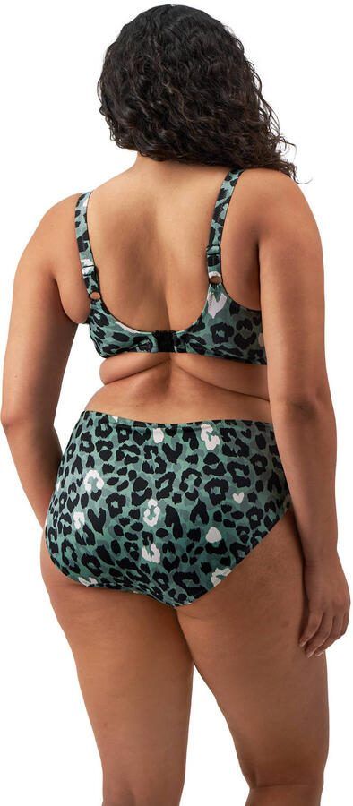 Elomi niet-voorgevormde beugel bikinitop Jungle Bay kakigroen zwart wit - Foto 2