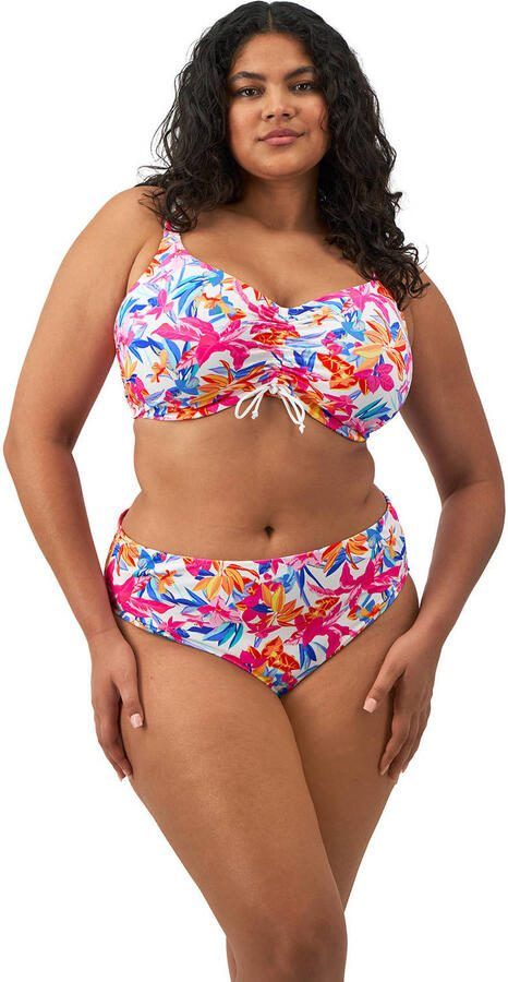 Elomi bikinislip Savaneta roze blauw wit - Foto 2