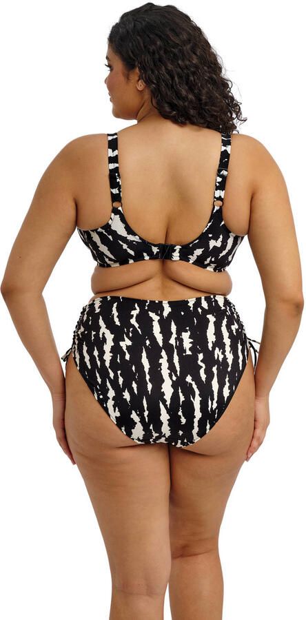 Elomi high waist bikinibroekje Echo Shell zwart wit - Foto 3