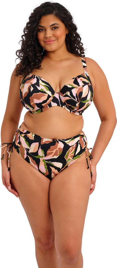 Elomi high waist bikinibroekje Ocean Avenue zwart multi