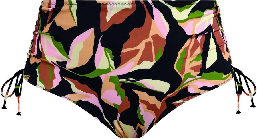 Elomi high waist bikinibroekje Ocean Avenue zwart multi - Foto 3