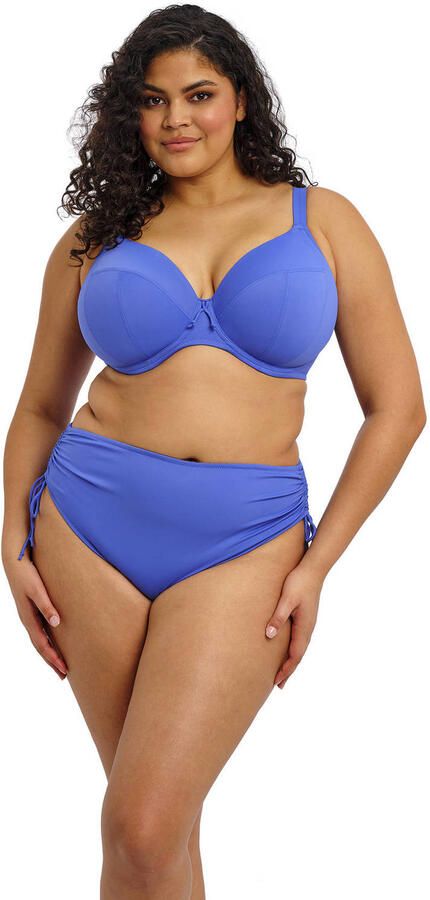 Elomi high waist bikinibroekje Plain Sailing blauw