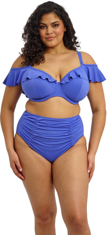 Elomi high waist bikinibroekje Plain Sailing blauw