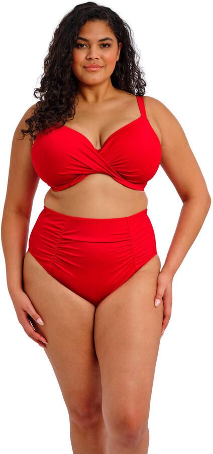 Elomi high waist bikinibroekje Plain Sailing rood