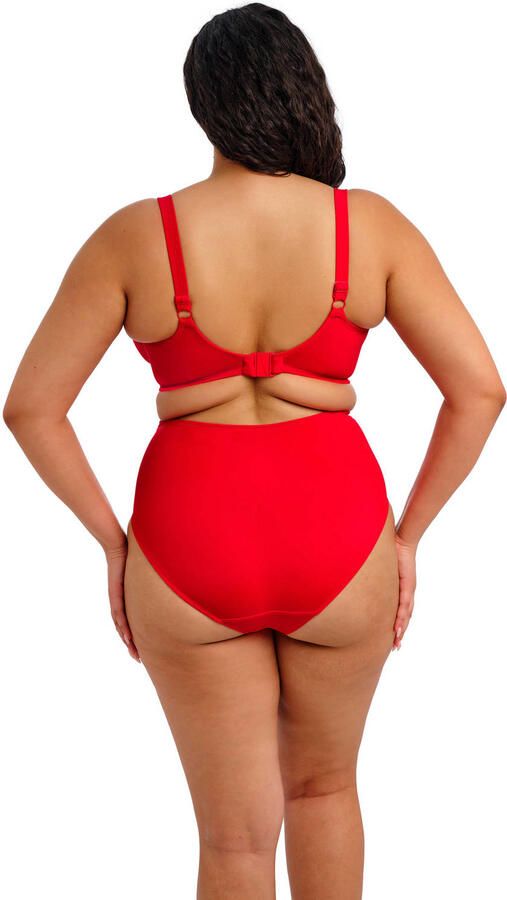 Elomi high waist bikinibroekje Plain Sailing rood - Foto 2