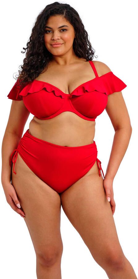 Elomi high waist bikinibroekje Plain Sailing rood