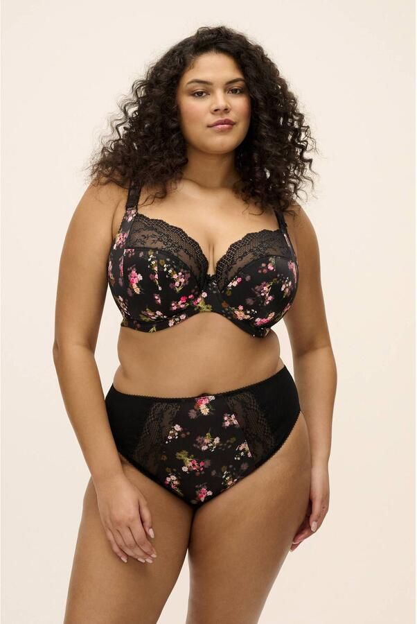 Elomi Lucie niet-voorgevormde plunge beugel-bh zwart - Foto 3