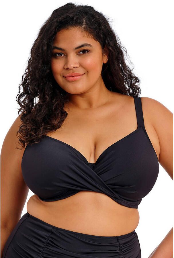 Elomi niet-voorgevormde beugel bikinitop Plain Sailing zwart - Foto 2