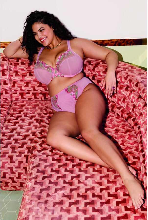 Elomi niet-voorgevormde beugelbh Aerith roze - Foto 3