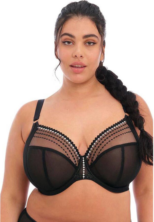 Elomi +size niet-voorgevormde beugelbh Matilda zwart