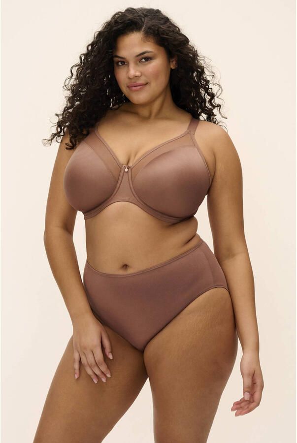 Elomi niet-voorgevormde beugelbh Smooth bruin - Foto 2