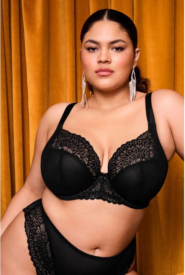 Elomi niet-voorgevormde beugelbh Tiernie zwart - Foto 2