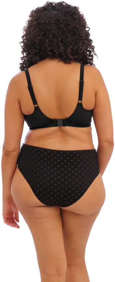 Elomi niet-voorgevormde crochet beugel bikinitop Bazaruto zwart